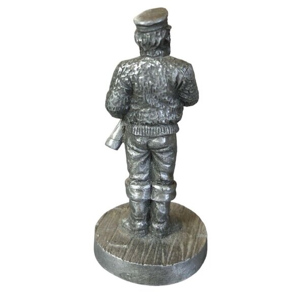 Hudson Fine Pewter Fishing Sea Captain Ahab Miniature Nautical Figurine Vintage - Picture 2 of 16